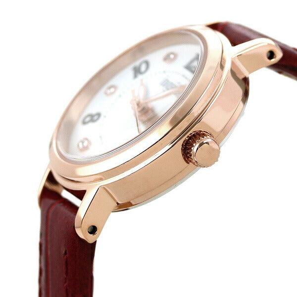 精工妇女手表品牌日历AHJK446 Seiko Alba Angenne白葡萄酒红色红色红色AHJK446