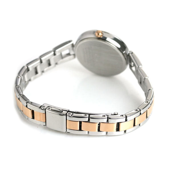 Seiko Alba Angenne手链女性观看品牌Ahjk448 Seiko白色粉红色金色AHJK448