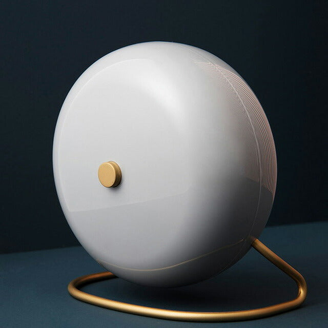 アルネ ヤコブセン 11cm クォーツ 電池式 置時計 ブランド メンズ レディース ARNE JACOBSEN AJ43674 アナログ グレー 白 AJ43674