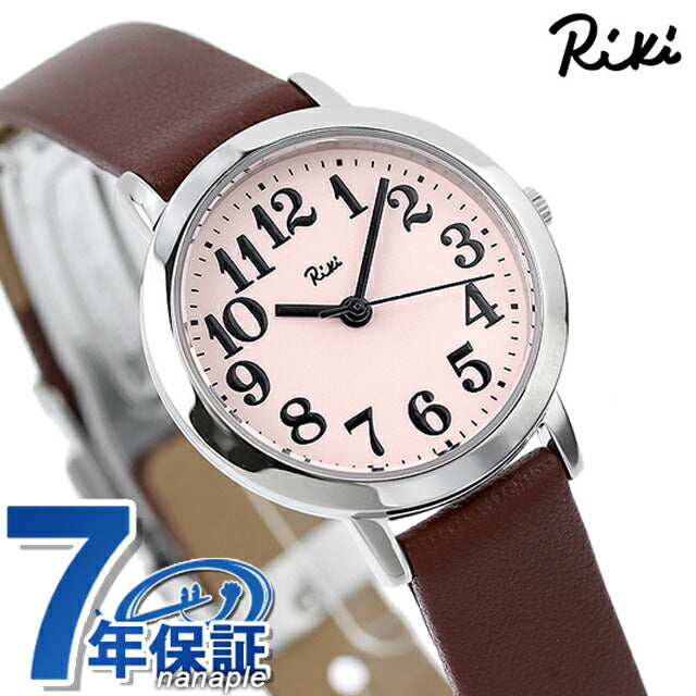 Seiko Alba Riki Quartz观看品牌女士精工Seiko Alba Riki Akqk409模拟粉色粉红色纪念品礼物Akqk409