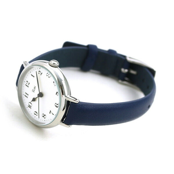 女子精工手表品牌Seiko Seiko腌制锁铁海军AKQK445 Alba Riki皮革表带观看AKQK445