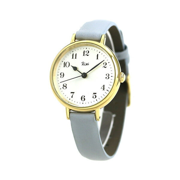 女子表演品牌的女性精工船用锁白色硅颜色AKQK446 Alba Riki Liki Leather Belt Watch Akqk446