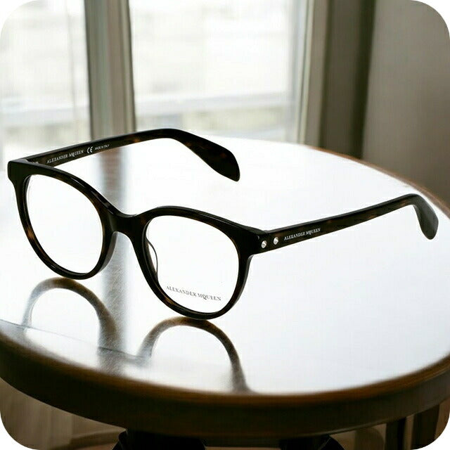 アレキサンダー・マックイーン 眼鏡 レディース ブランド Alexander McQueen AM0131O 002 INT OPT LDY ブラウン系 AM0131O-002-INT-OPT-LDY