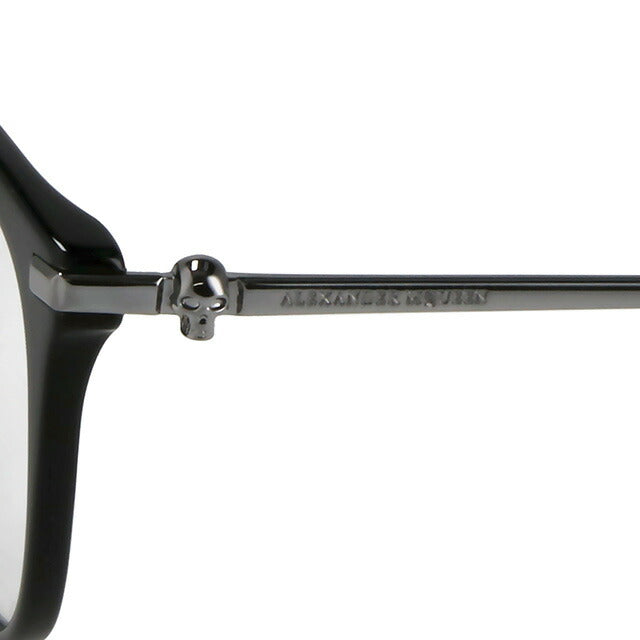 アレキサンダー・マックイーン 眼鏡 レディース ブランド Alexander McQueen AM0154OA 001 ASI OPT LDY ブラック AM0154OA-001-ASI-OPT-LDY