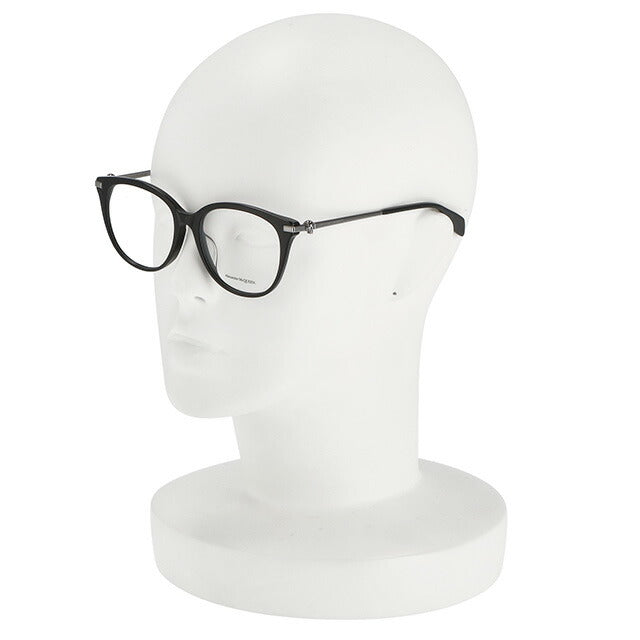 アレキサンダー・マックイーン 眼鏡 レディース ブランド Alexander McQueen AM0154OA 001 ASI OPT LDY ブラック AM0154OA-001-ASI-OPT-LDY