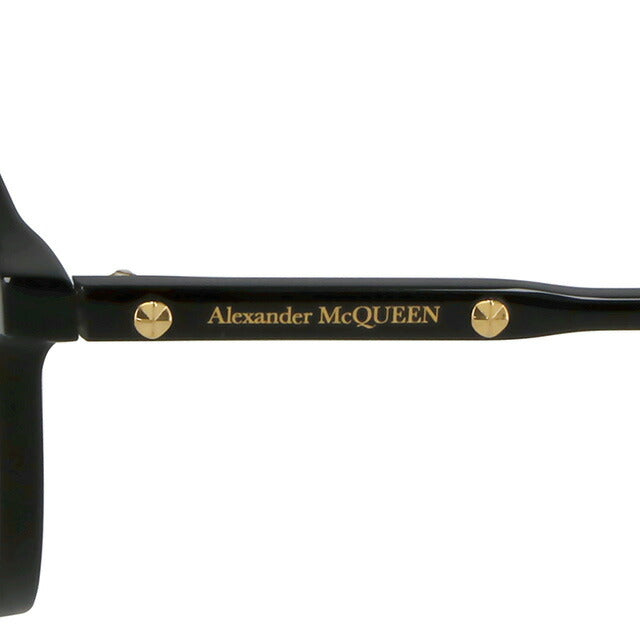 アレキサンダー・マックイーン 眼鏡 メンズ レディース ブランド Alexander McQueen AM0190O 001 INT OPT UNI ブラック AM0190O-001-INT-OPT-UNI