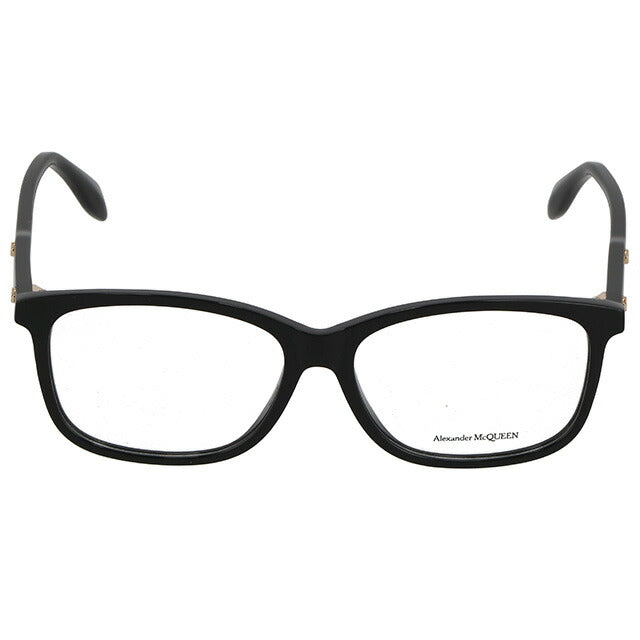 アレキサンダー・マックイーン 眼鏡 レディース ブランド Alexander McQueen AM0216OA 001 ASI OPT LDY ブラック AM0216OA-001-ASI-OPT-LDY