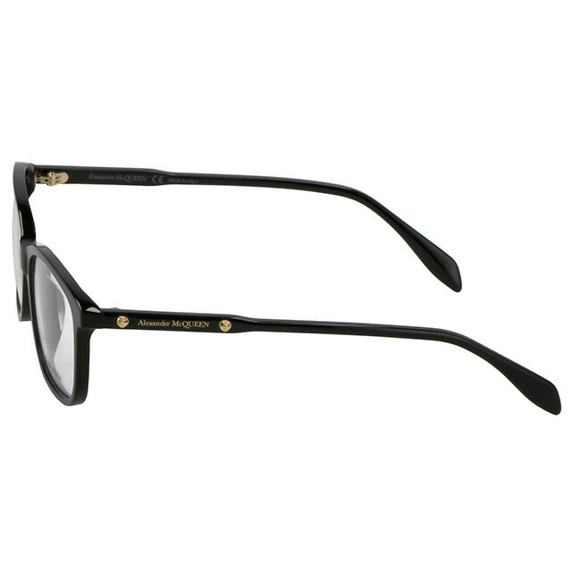アレキサンダー・マックイーン 眼鏡 レディース ブランド Alexander McQueen AM0216OA 001 ASI OPT LDY ブラック AM0216OA-001-ASI-OPT-LDY
