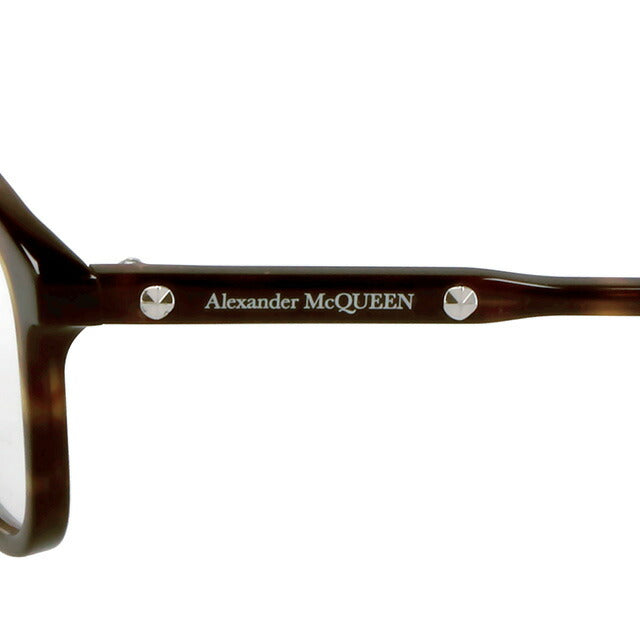 アレキサンダー・マックイーン 眼鏡 レディース ブランド Alexander McQueen AM0216OA 002 ASI OPT LDY ブラウン系 AM0216OA-002-ASI-OPT-LDY