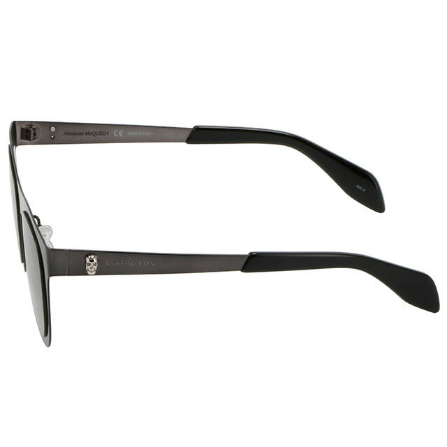 アレキサンダー・マックイーン サングラス メンズ レディース ブランド Alexander McQueen AM0280S 002 SMT SUN UNI ブラック AM0280S-002-SMT-SUN-UNI