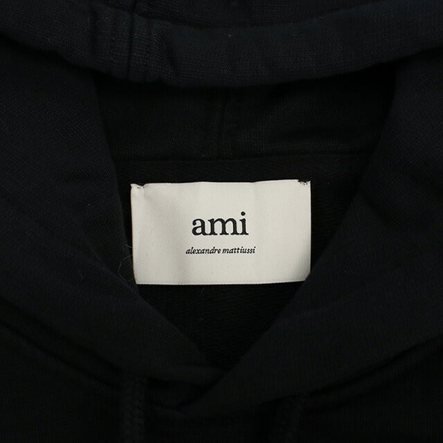 アミパリス パーカー ユニセックス ブランド AMI PARIS BFUSW235.730 ブラック ウェア 選べるモデル AMIUSW235730A