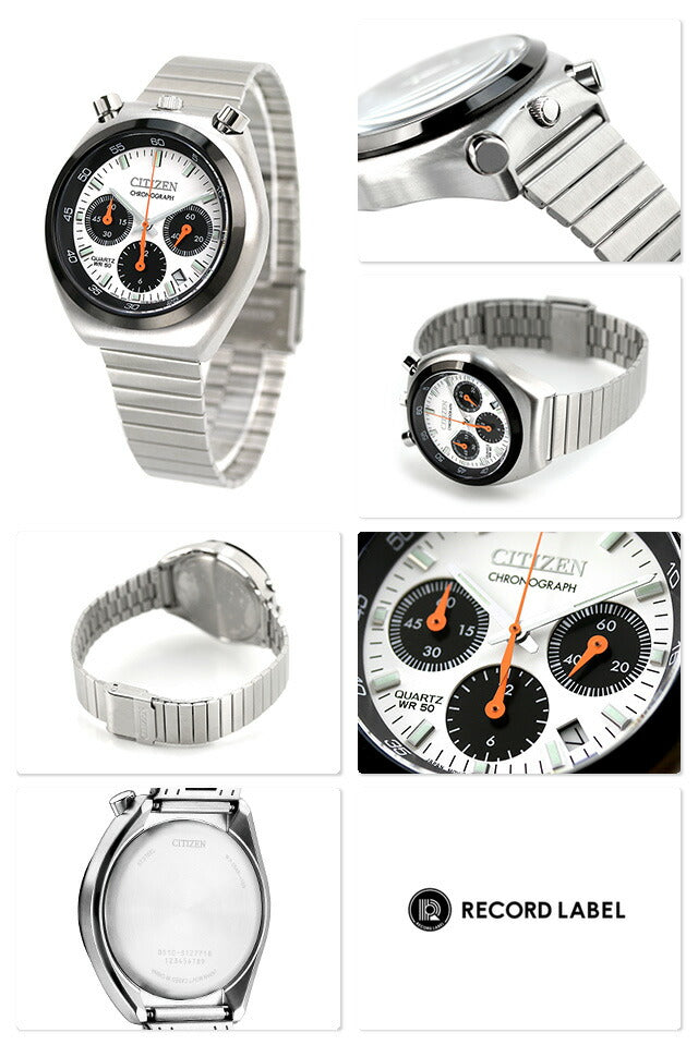 Citizen Collection Record Label Horn Chrono Watch Brand Men&