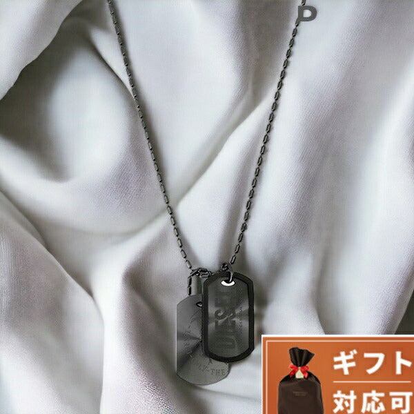 ディーゼル DIESEL DX0014040 ダブル プレート ドッグタグ メンズ ネックレス ペンダント ブレイブマン(モヒカン) アクセサリー ANDE00167M