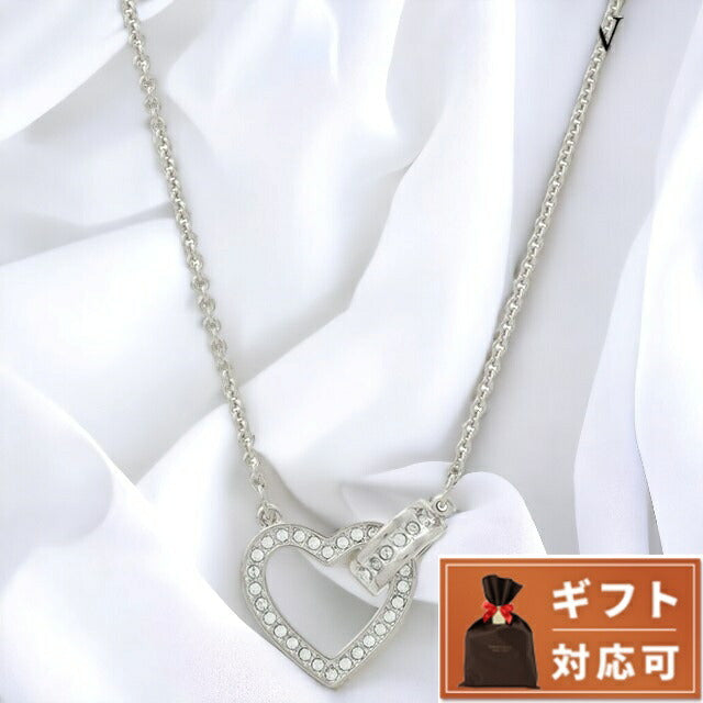 スワロフスキー SWAROVSKI 5636444 ラブリー クリスタル パヴェ ハート サークル インターロッキング ネックレス レディース アクセサリー ANSW00583L