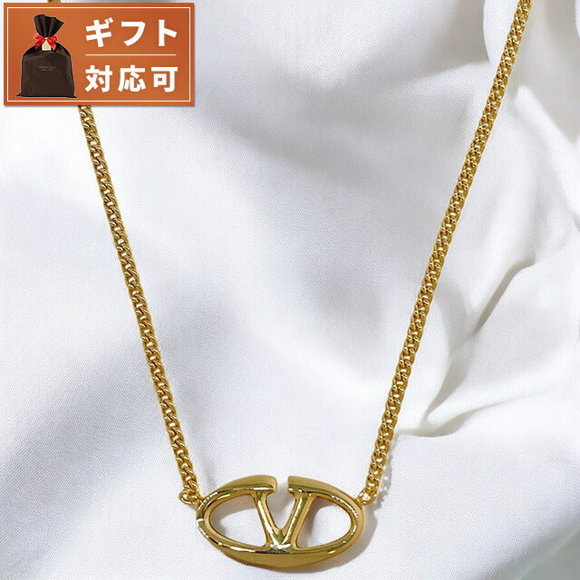 ヴァレンティノ VALENTINO 5W2J0W19 MET CS4 Vロゴ ボールドエディション メタル ネックレス ゴールド レディース アクセ VLOGO THE BOLD EDITION NECKLACE ANVA00030L