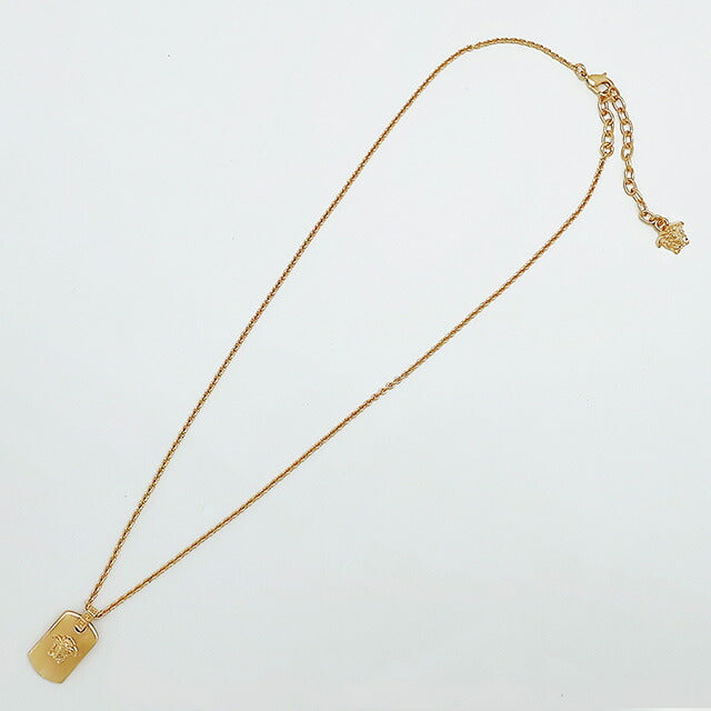 ヴェルサーチ VERSACE 1013850 1A00620 3J000 メドゥーサ グレカモチーフ プレート ネックレス ペンダント ゴールド レディース メンズ ユニセックス アクセ ANVE00074L