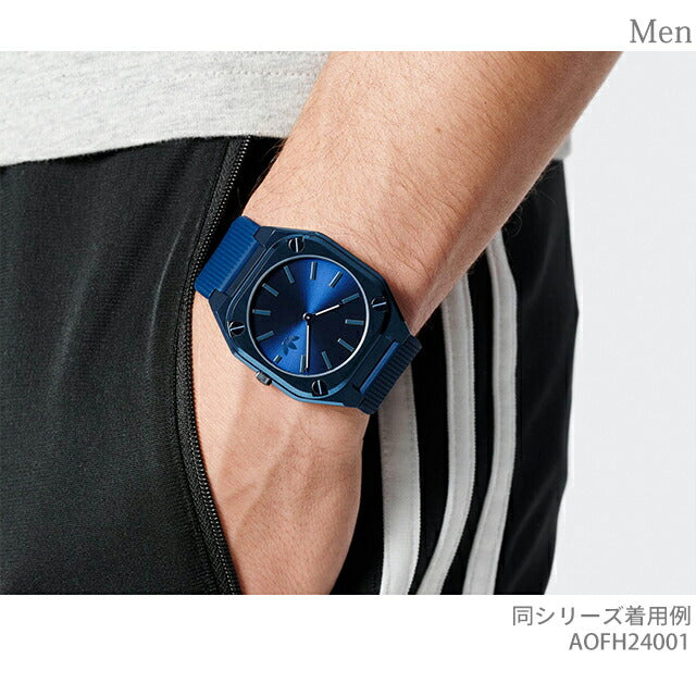 アディダス CITY TECH THIN クオーツ 腕時計 ブランド メンズ adidas AOFH24001 アナログ ネイビー AOFH24001