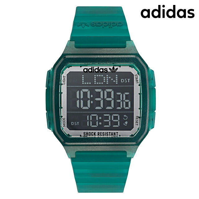 アディダス DIGITAL ONE GMT クオーツ 腕時計 ブランド メンズ レディース adidas AOST22048 デジタル グリーン AOST22048