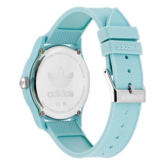 アディダス PROJECT ONE ソーラー 腕時計 ブランド メンズ レディース adidas AOST22561 アナログ ブラック ライトブルー 黒 AOST22561