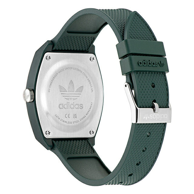 アディダス PROJECT TWO クオーツ 腕時計 ブランド メンズ レディース adidas AOST22566 アナログ ブラック ブルーグレー 黒 AOST22566