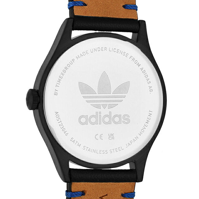 アディダス PROJECT ONE STEEL クオーツ 腕時計 ブランド メンズ レディース adidas AOST23046 アナログ オールブラック 黒 AOST23046