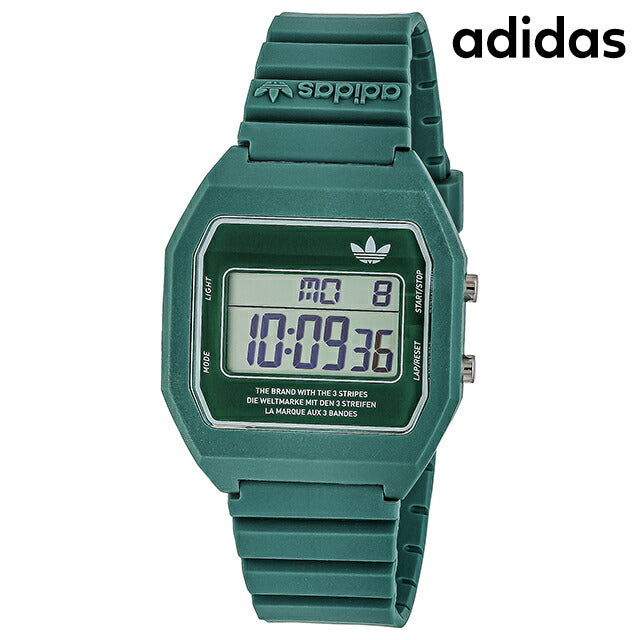 アディダス DIGITAL TWO クオーツ 腕時計 ブランド メンズ レディース adidas AOST23558 デジタル グリーン AOST23558