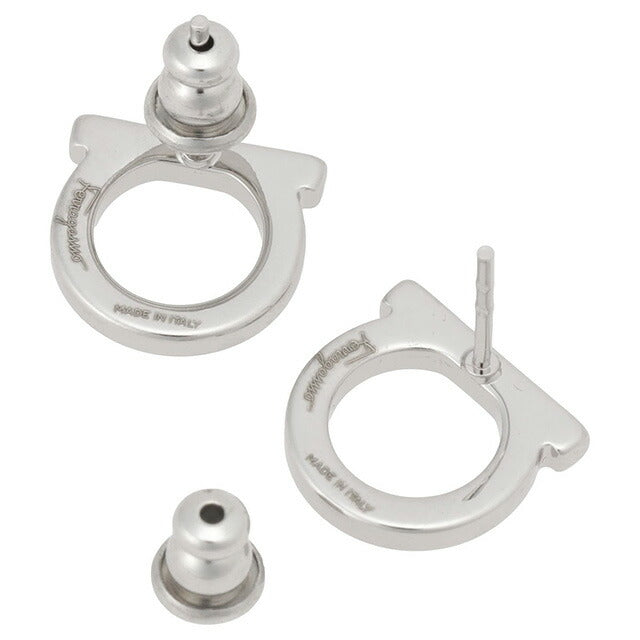 サルバトーレフェラガモ Salvatore Ferragamo 696430 760119 002 ガンチーニ スタッド ピアス シルバー レディース アクセサリー GANCINI EARRING APFR00046L