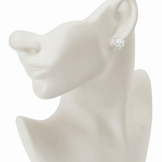 グッチ GUCCI 770758 J8400 8106 ダブルG スタッド ピアス シルバー レディス アクセサリー ユニセックス GG MARMONT EARRINGS APGU00533L