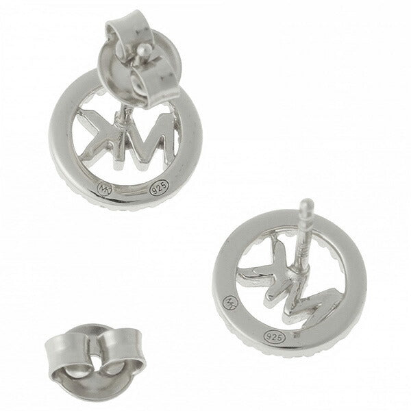 マイケルコース MICHAEL KORS MKC1247AN040 MKロゴ パヴェ サークル スタッド ピアス シルバー レディース アクセサリー APMK00227L