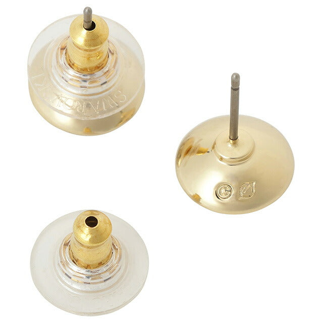 スワロフスキー SWAROVSKI 5505470 アンジェリック ラウンドカット クリスタル パヴェ スタッド ピアス ゴールド レディース アクセサリー APSW00600L