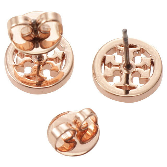 トリーバーチ Tory Burch 53422-696 ダブルT ロゴ パヴェ サークル スタッド ピアス ローズゴールド レディース アクセサリー APTB00075L