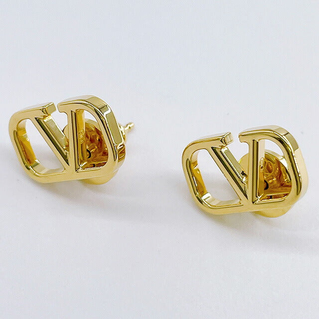 ヴァレンティノ VALENTINO 5W2J0G76 MET CS4 Vロゴ シグネチャー メタル ピアス ゴールド レディース アクセサリー VLOGO SIGNATURE EARRINGS APVA00023L
