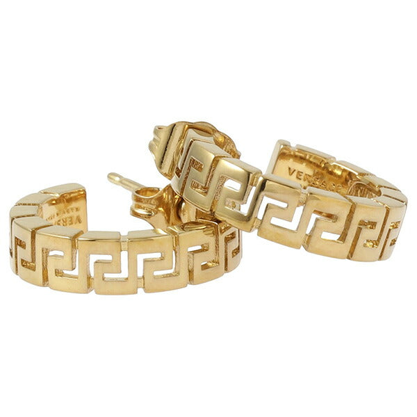ヴェルサーチ VERSACE DG28199-DJMT-3J000 グレカモチーフ フープ ピアス レディース アクセサリー ヴェルサーチェ ベルサーチ APVE00038L