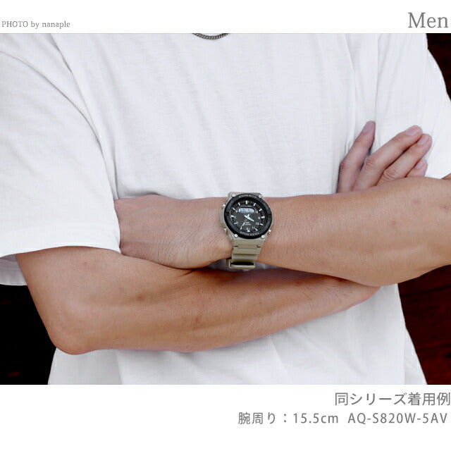 カシオ チープカシオ CASIO ソーラー AQ-S820W-5AV スタンダード 海外モデル メンズ チプカシ 腕時計 ブランド カシオ casio アナデジ AQ-S820W-5AVDF