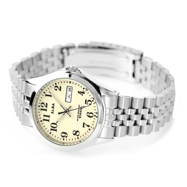 セイコー アルバ クオーツ 腕時計 ブランド メンズ SEIKO AQGK470 アナログ クリーム AQGK470