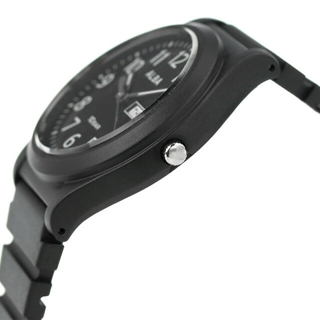 Seiko Alba Sports Quartz男士观看Seiko Alba AQPJ411模拟全黑纪念品礼物AQPJ411