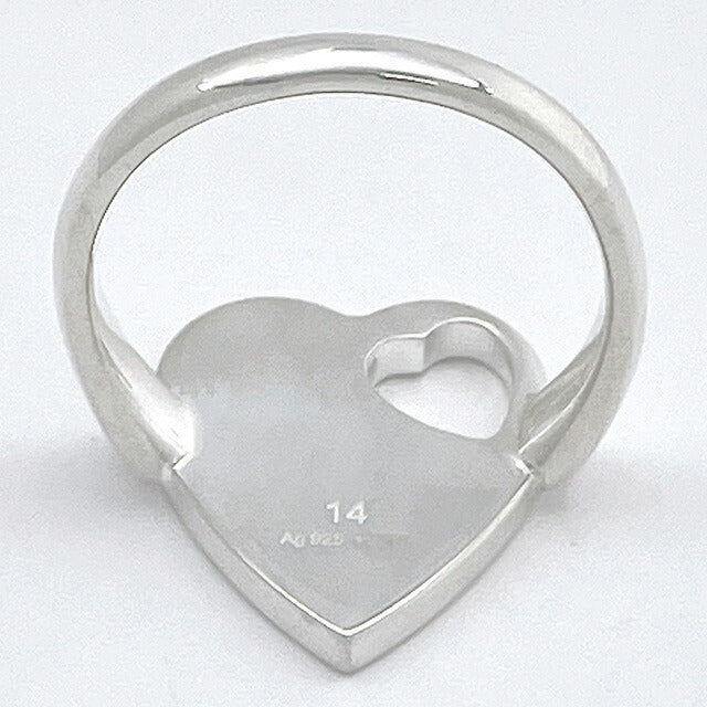 グッチ GUCCI 796357 J8400 8106 15号 トレードマーク ハート リング 指輪 日本サイズ14号 シルバー レディース アクセサリー TRADEMARK RING ARGU00576L