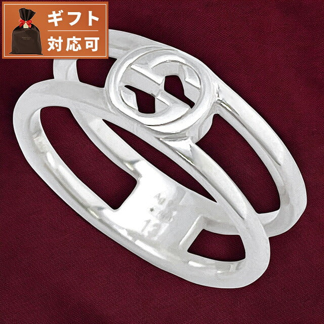 グッチ GUCCI 797029 J8400 8106 15号 インターロッキングG リング 指輪 日本サイズ14号 シルバー メンズ レディース ユニセックス アクセサリー ARGU00577M
