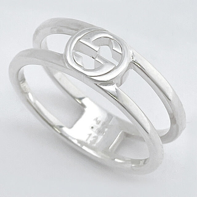 グッチ GUCCI 797029 J8400 8106 15号 インターロッキングG リング 指輪 日本サイズ14号 シルバー メンズ レディース ユニセックス アクセサリー ARGU00577M