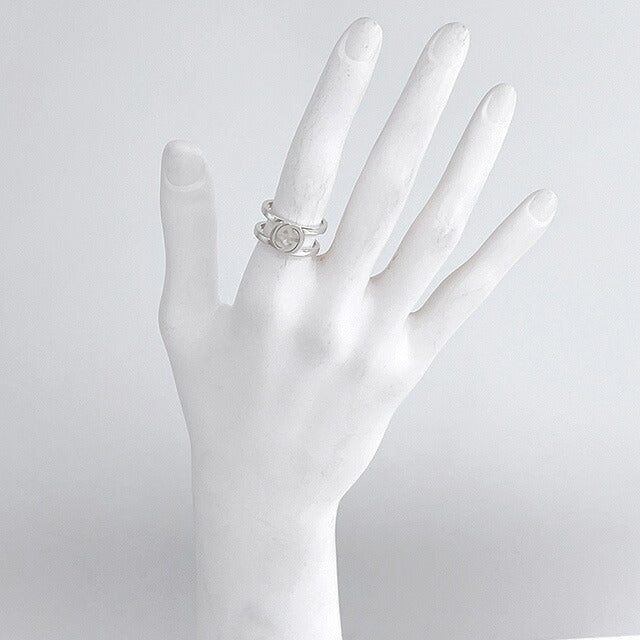 グッチ GUCCI 797031 J8400 8106 16号 インターロッキングG リング 指輪 日本サイズ15号 シルバー メンズ レディース ユニセックス アクセサリー ARGU00578M