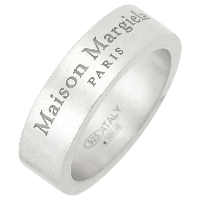 メゾンマルジェラ MAISON MARGIELA SM1UQ0081 SV0158 951 2 ロゴ リング 指輪 日本サイズ9.5号 シルバー レディース メンズ アクセサリー ARMG00005L