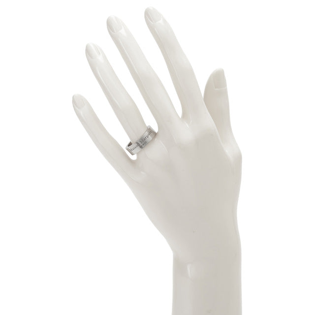 メゾンマルジェラ MAISON MARGIELA SM1UQ0081 SV0158 951 2 ロゴ リング 指輪 日本サイズ9.5号 シルバー レディース メンズ アクセサリー ARMG00005L