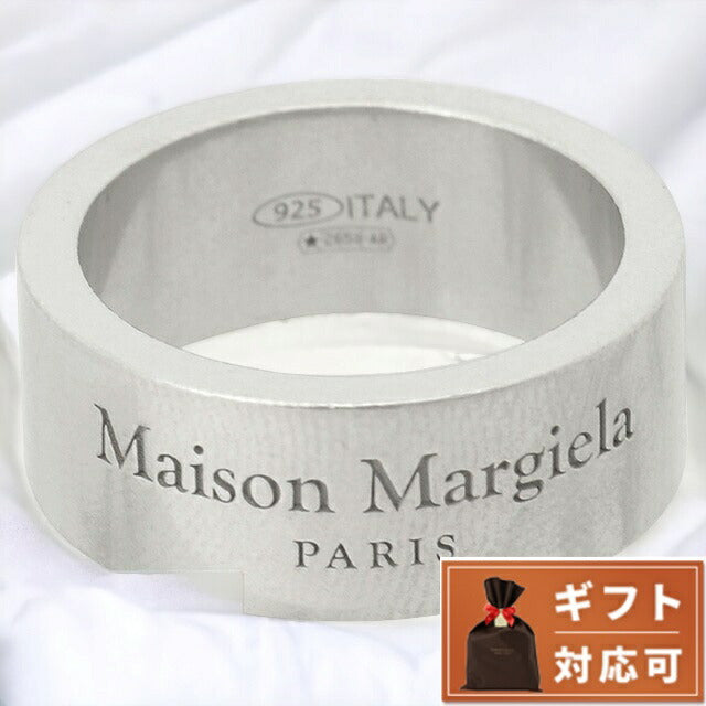 メゾンマルジェラ MAISON MARGIELA SM1UQ0082 SV0158 951 3 ロゴ リング 指輪 日本サイズ11号 シルバー レディース メンズ アクセサリー ARMG00007L