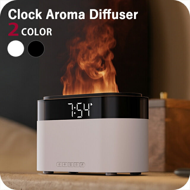香薰机品牌时钟香薰机闹钟数码钟黑白杂货AROMADIFF-A7