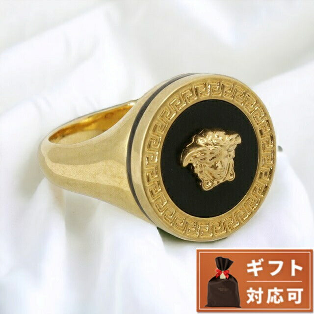 ヴェルサーチ VERSACE DG57285-DJMR-K41T 19号 レジン メドゥーサ リング グレカモチーフ 指輪 日本サイズ18号 ベルサーチ アクセサリー メンズ レディース ARVE00024M