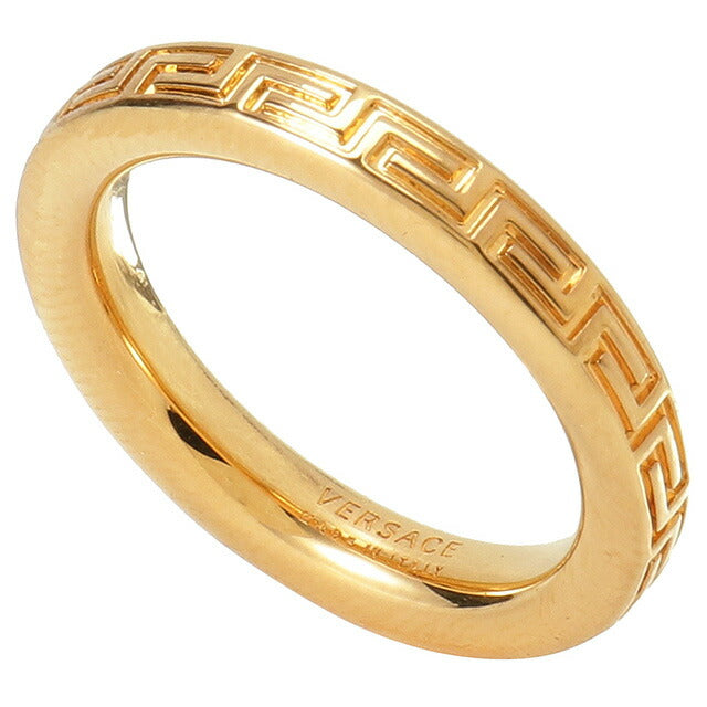 ヴェルサーチ VERSACE DG56785 DJMT 3J000 13号 エングレイブド グリークキー リング グレカモチーフ 指輪 日本サイズ12号 アクセサリー ARVE00059L