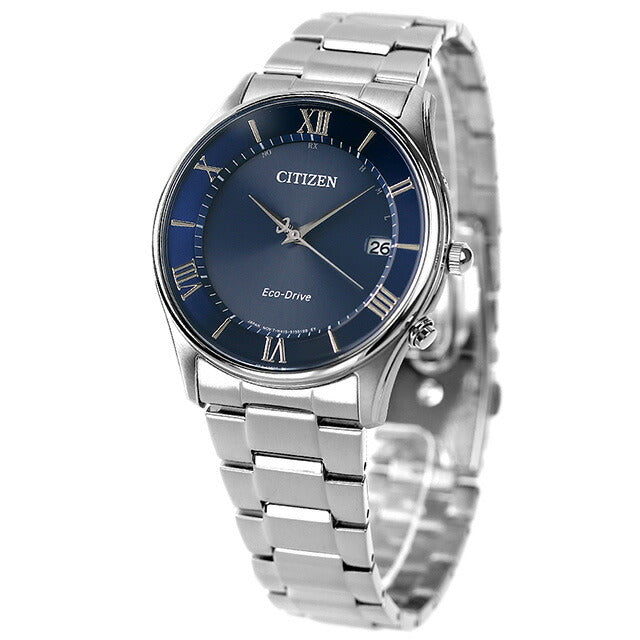 Citizen Thin Eco-Eco-Drive太阳能无线电手表品牌AS1060-54L公民AS1060-54L