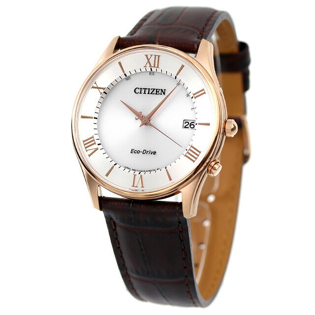 Citizen Thin Eco-Eco-Drive太阳能无线电手表品牌AS1062-08A公民AS1062-08A