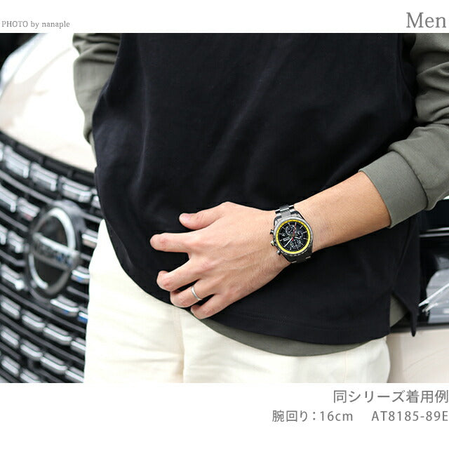 Citizen Atessa Eco Drive太阳能电台35周年Nissan Fairlady Z Limited Model Ikazuchi黄色手表品牌AT8185-89E公民男士AT8185-89E