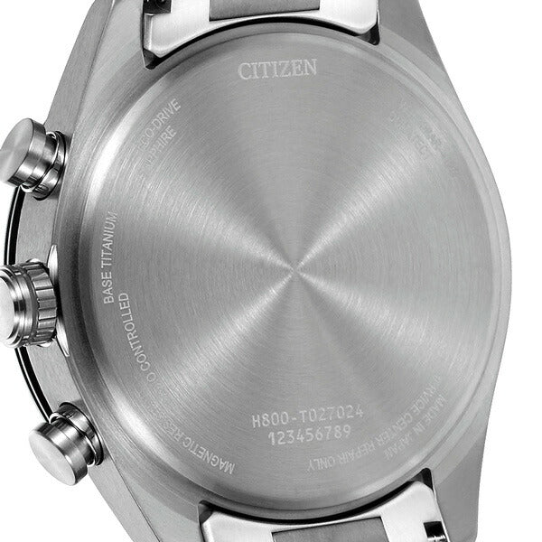 Citizen Act Line Eco Drive Solar Radio titanium Men&